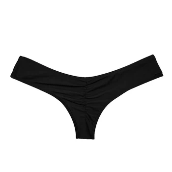 Naujai Moterų Bikini Bottom Pusėje Ryšius Trumpikės Brazilijos Thong maudymosi kostiumėlį, maudymosi Kostiumėliai, Kelnaitės, Kelnės, maudymosi kostiumėlį Klasikinis Supjaustyti Nuosėdos BN99