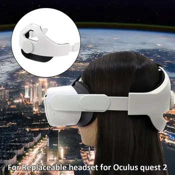 VR Priedai Reguliuojamas Lankelis Galvos Dirželio Pakeitimo Oculus Quest 2 VR Akinius, Šalmas Diržo Tvirtinimo Dirželis Priedai