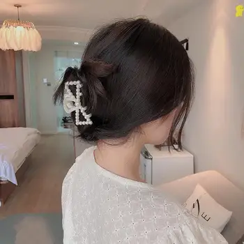 Naujas Paprastas Perlas Patraukti Įrašą Pietų Korėja Kirpčiukai Įrašą Plaukų Įrašą Staigius Plaukų Segtukai Moterų Žiburių Plaukų Letena Moteris Accesories