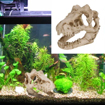 1 Vnt Dragon Dervos Akvariumas/Terariumai, Apdailos Krokodilo Kaukolę Žuvų Bakas Dervos Ornamentais Papuošti Jūsų Akvariumą