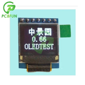 0.66 colių 6448 OLED LCD Ekranas Modulis 64x48 64*48 7Pin I2C SPI Sąsaja SSD1306 LCD Ekranas Arduino AVR STM32 3.3 V-5V