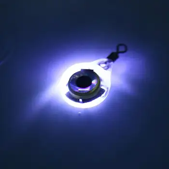 1pc Mini Žvejybos Masalas Šviesos diodų (LED) Giliai Lašas po vandeniu Akių Forma Žvejybos Kalmarų Žvejybos Masalas Šviesos Masalą privilioti Žuvis