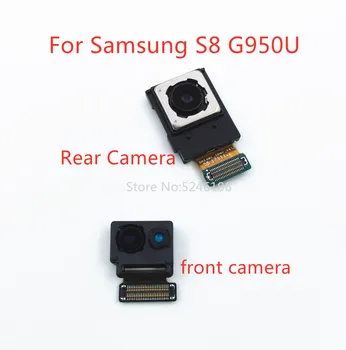 1pcs Atgal, didelis Pagrindinis Galinio vaizdo Kamera priekinė kamera Modulis Flex Kabelis Samsung Galaxy S8 G950U G950D G9500 Originalus Pakeisti Dalį
