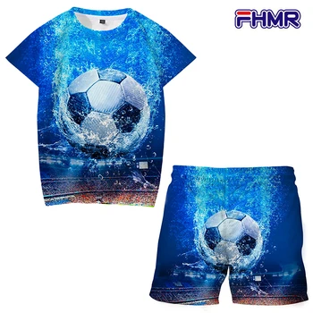 2021 m. Vaikų futbolo Uniformos berniukai mergaitė futbolo drabužių Užsakymą vaikų Futbolo Nustatyti Sportiniai marškinėliai sportinis kostiumas naujas stiliaus marškinėliai