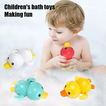 2021 Naujas Kawaii Kūdikių Vonia Plaukimo Žaislas Vonios Baseinas Žaislas Mielas Likviduoti Mažai Ančių Vaikams Žaisti Vandenyje, Maudytis Vonioje Žaislai Vaikas