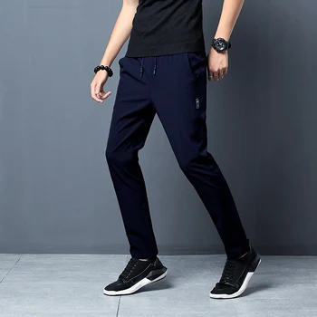 2021 Naujas Vyrų Kelnės Poilsiu Sveikatingumo Atsitiktinis Quick Dry Lauko Sweatpants Kvėpuojantis Slim Elastingumą Kelnių Plius Dydis Vyrų Kelnės