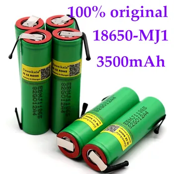 30-10VNT Originalus INR 18650 MJ1 3500 MAH 10A DESCARGA li-iony MJ1 18650 bateria C Lula de 3500 MAH baterias + PASIDARYK pats nicke