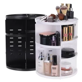 360 Laipsnių Besisukantis Kosmetikos Laikymo Dėžutė Makiažas Organizatorius Kosmetika Stalčiuko Mados Helf Stendas Didelis Capacit