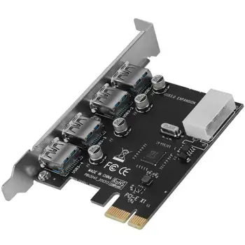 4 Port USB 3.0 PCI-e Išplėtimo Plokštę 