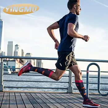 58 Stilių Kokybės Unisex Glaudinimo Kojinės Dviračių Kojinės Tinka Edema, Diabetą, Venų išsiplėtimas, Bėgimo Maratonas Kojinės naujas