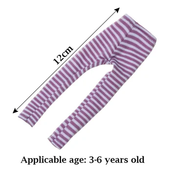 Aukštos kokybės mados saldainiai spalvos kelnės for1/6 barbies lėlės drabužiai, kaip ir 1/6 BJD Blyth lėlės accessories Rankų darbo Elastinga Kelnių