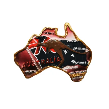 Australijos šaldytuvas magnetai šaldytuvas su suvenyrų nacionalinės vėliavos koala Sydney Opera House Melburnas 3D reljefo magnetinis lipdukas