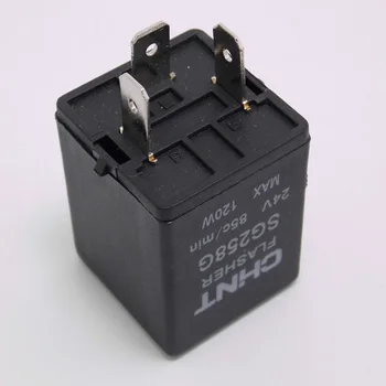 Chint automobilių elektroninių flash 12V 24V tris-pin modifikuotas bendrojo SG158G SG258G posūkio signalo relės kokybės automobilių reikmenys