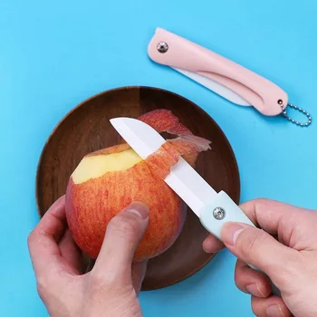 Cirkonio Keramikos vaisių peiliu virtuvės įrankis nešiojamas sulankstomas peilis multi-funkcija mini namų skustukas skalpeliu
