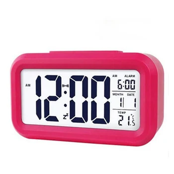 Elektroninių Stalo Laikrodžiai Karšto Pardavimo Didelių LED Skaitmeninis Laikrodis-Žadintuvas Temperatūros Ekranas 