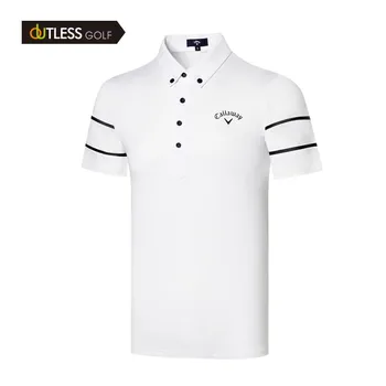 Golfo marškinėliai vyriški golfo nešioti trumpas rankovėmis marškinėliai sporto greitas džiovinimas drabužių Minkštas Polo Marškinėliai