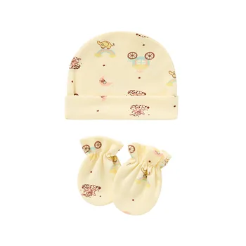 Kūdikio kepurė ir Pirštinės Mergaitė Berniukas Bžūp Kojinės Patogūs Kūdikių Hat & Pirštinės Medvilnės Bamblys Naujagimiui Accessorise 0-6m