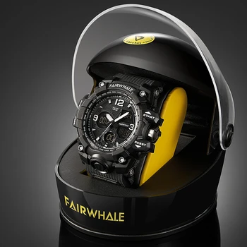 Laikrodžiai Mens 2021 Smart Žiūrėti Relogio Skaitmeninis LED Elektroninis Laikrodis atsparus Vandeniui 3ATM Karinės Watchs Relogio Masculi