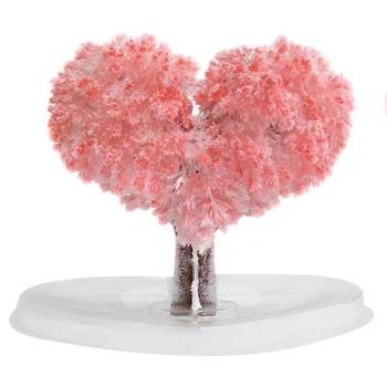 Magija Augančių Medžių Popieriaus Sakura Kristalų Medžių Darbalaukio Cherry Blossom Žaislai AUG889