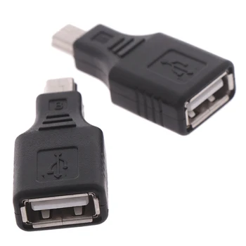 Mini USB Male į USB Moterų Keitiklio Jungties, Perduoti duomenis Sinchronizuoti OTG Adapteris, skirtas Automobilių AUX, MP3 MP4 Tablečių Telefonai U-Disko