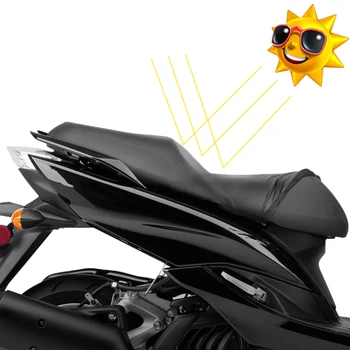 NAUJI TPU Motociklo Sėdynės Padengti M/L/XL Dulkėms Rainproof Saulės Motociklą, Motorolerį Pagalvėlė Raštas W/Rankšluosčių Audiniai Saugojimo Krepšys