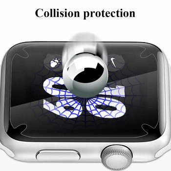 Ne-grūdintas skaidrus screen protector for Apple Žiūrėti Series 5 4 3 2 1 Pakeitimas aksesuaras iwatch 38MM 40MM 42MM 44MM