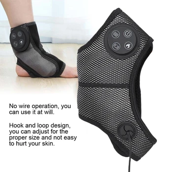 Smart Kulkšnies Įtvaras Paramos Massager Elektros Šildymo Foot Massager Raumenų Impulso Vibratorius Kulkšnies Atsipalaidavimo Būdų Skausmo