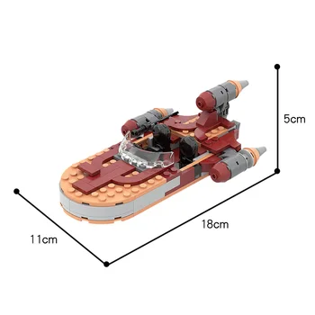 SS 76271 Lukes tai Speeder Nustatyti Star Žaislai Wars Erdvėlaivis Šarvuotis Statyba Blokai, Plytos 