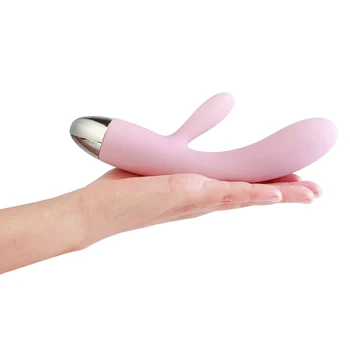 SVAKOM ALICE Dildo Vibratorius G Spot-Klitorio Stimuliatorius Įkrovimo Silikono Dvigubi Vibratoriai Massager Suaugusiųjų Sekso Žaislai Moteris