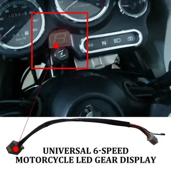 Universalus 6 Greičio Moto Ekranas Skaitmeninis Led Ekranas Neutrali Pavara, Motociklo Off-Road Motociklo Lemputė