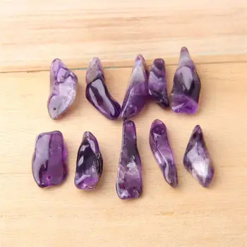 Violetinė Gamtos agates druzy pakabukas papuošalai padaryti išvadą, akmens karoliukai 