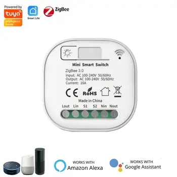 ZigBee Smart Home Namas Belaidžio Nuotolinio valdymo Jungiklis, Jungiklis Domotic LED Šviesos Valdiklio Modulis Alexa 