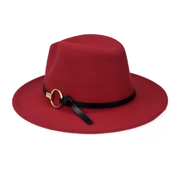 фетровых skrybėlę unisex maišyti spalvas Džiazo skrybėlės kaubojaus skrybėlę moterų ir vyrų žiemos vyrų bžūp raudona su mėlyna melonik skrybėlę didmeninės