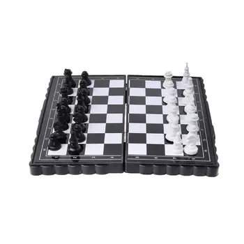 1set Mini Tarptautinės Šachmatų Lankstymo Magnetinio Plastiko šachmatų lentos stalo Žaidimas Nešiojamų Vaikas Žaislas Nešiojamų 2021 Lašas Laivybos