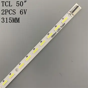 2VNT/DAUG LED Apšvietimo juostelės TCL 50 colių TV L500H1-4EB V500H1-LS5-TLEM4 V500H1-LS5-TREM4 V500H1-LS5-TLEM6 V500H1-LS5-TREM6