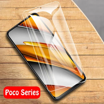 9H Apsauginis Stiklas Xiaomi Poco X3 Pro Screen Protector Apie Mp Pocox3 NFC Poko F X 3 F3 X3pro X3nfc Pocof3 Grūdintas Filmas