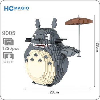 HC 9005 Atkakli Toli Mano Kaimynas Totoro Katė Gyvūnų 3D Modelį 