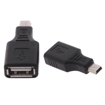Mini USB Male į USB Moterų Keitiklio Jungties, Perduoti duomenis Sinchronizuoti OTG Adapteris, skirtas Automobilių AUX, MP3 MP4 Tablečių Telefonai U-Disko