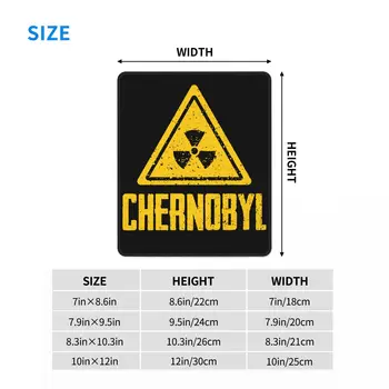 Radiactivity Černobylio Radiacijos Simboliu Juokinga Pelės Padas Atsparus Vandeniui Pagalvėlės, Kilimėlis Guminis Gamer Kompiuteris, Nešiojamas Padas