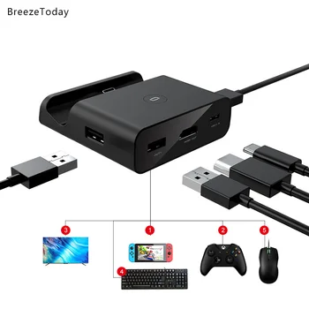 USB Hub USB 3.0 Splitter HDMI-USB 3.0 Hub Nintendo Perjungtuvo Tipas C USB Adapterį Hub Port 