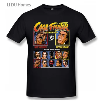 2021 Naujas Juokingi Marškinėliai Nicolas Cage Kovotojas - Conair Tour Edition Marškinėliai Drabužius Vyrų Mados Drabužių Medvilnės Tshirts Tee