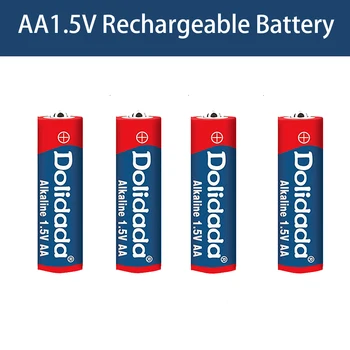 2021 Naują Žymą AA baterijos 9800 mah įkraunamos baterijos AA 1,5 V Įkrovimo Naujas Alcalinas drummey +1pcs 4-cell baterijos įkroviklis