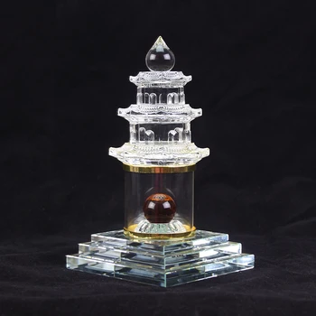 21CM aukštos klasės buda Pagoda NAMŲ efektyvių Tantros talismanas Tibeto Budizmas budos dagoba stupa bokštas kristalų pagoda statula
