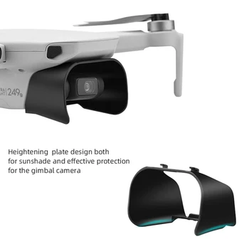Drone Objektyvas Saulės Gaubtas už Mavic Mini/Mini 2 Gimbal Camera Anti-Glare Dangtis