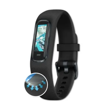 Garmin Vivoactive 4 Muzikos Anti-scratch, Anti-burbuliukai Screen Protector, GPS Smartwatch Sprogimų Padengti Plėvele