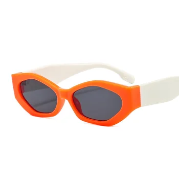 Naujas Mažos Cat Eye Akiniai nuo saulės Moterims Senovinių Kvadratinių Atspalvių Vyrams, Prekės ženklo Dizaineris Prabanga Saulės Akiniai UV400 Akiniai Oculos Gafas De Sol