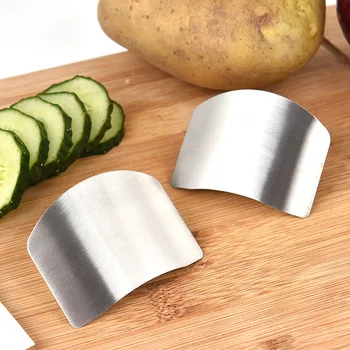 Nerūdijančio plieno pirštų apsauga, saugos peilis pjovimo piršto apsaugos praktinio virtuvės įrankį pirštą peilis