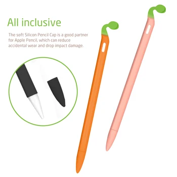 Pencil2 Mielas pupelių daigai silikoninis pieštukas atveju, tinka Apple Pieštuku 2 apsaugine danga tablet touch pen tinka i Pad