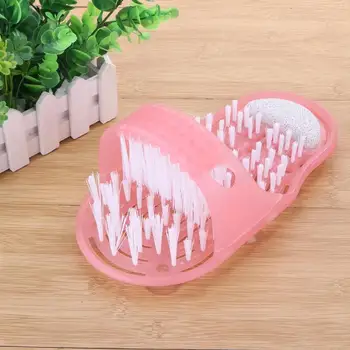 Plastikinė Vonelė Batų Pemza Koja Valytoja Dušu Šepečiu Massager Šlepetės Kojų Vonios kambarys Produktų Priežiūros