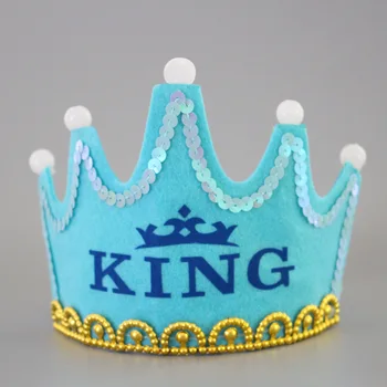 Sumaišykite Spalvų Šviesos Led Gimtadienio Kepurė Hat Karalius Princess Crown Led Gimtadienio Dekoracijos Vaikams Kalėdų Dekoracijos Namams